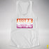 Assume Nothing Lesbian Pride Flag Racerback Tank - White